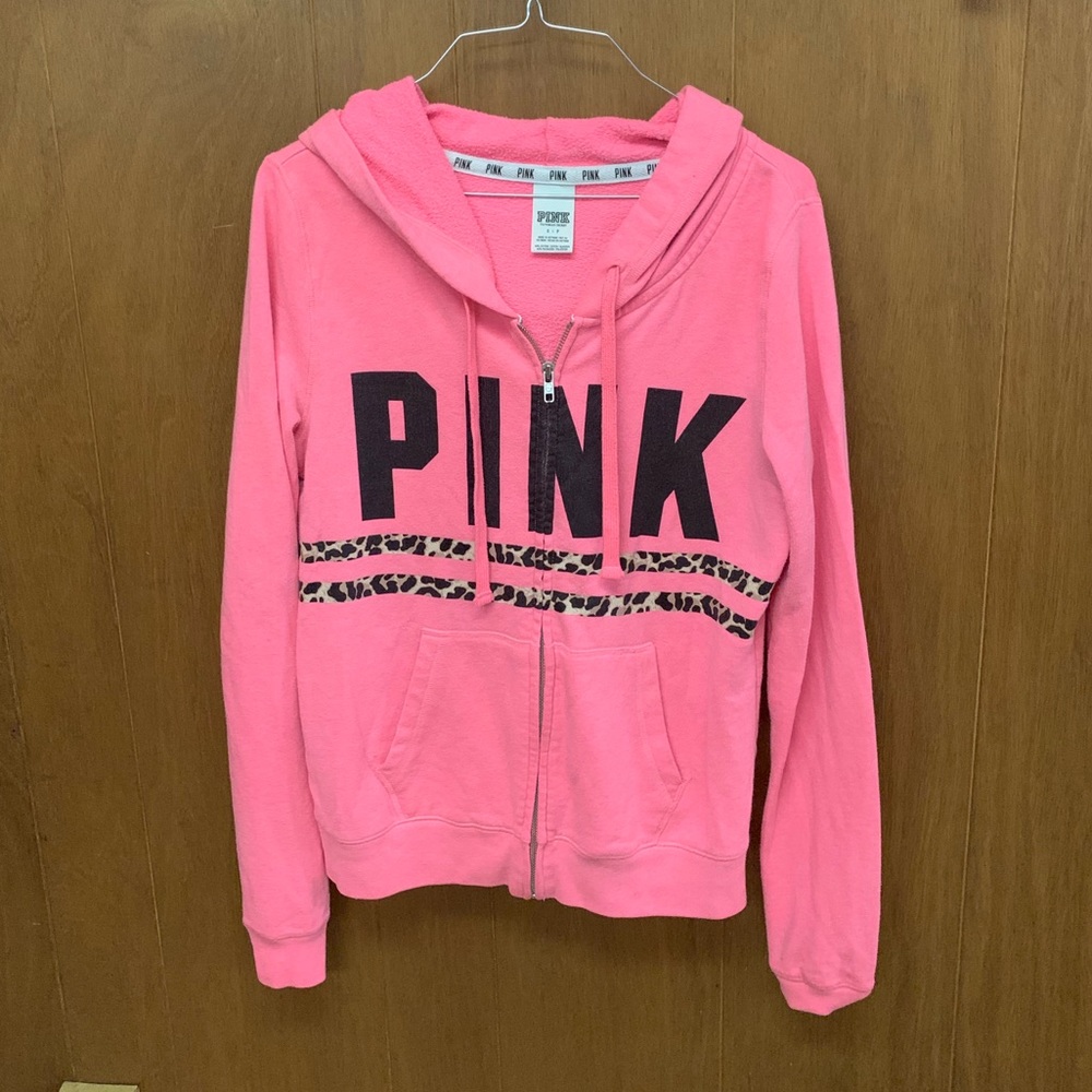 PINK zip up hoodie